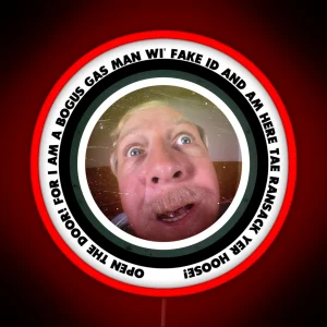 Bogus Gasman Wi A Fake ID RGB Neon Sign