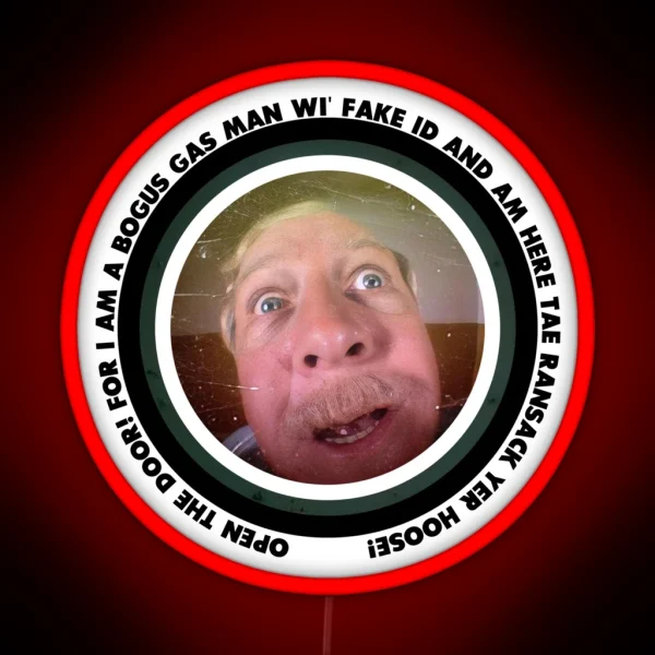 Bogus Gasman Wi A Fake ID RGB Neon Sign