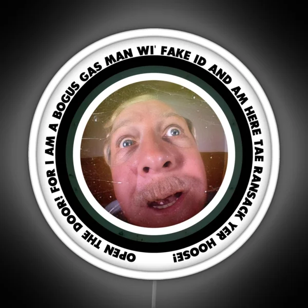 Bogus Gasman Wi A Fake ID RGB Neon Sign