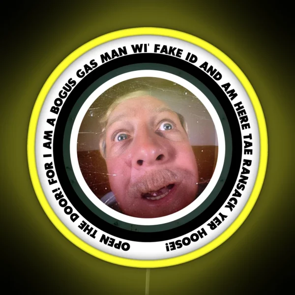 Bogus Gasman Wi A Fake ID RGB Neon Sign
