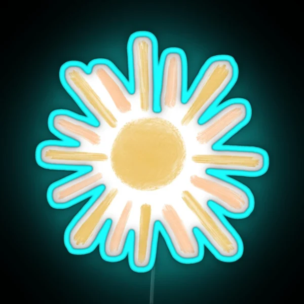 Boho Sun RGB Neon Sign