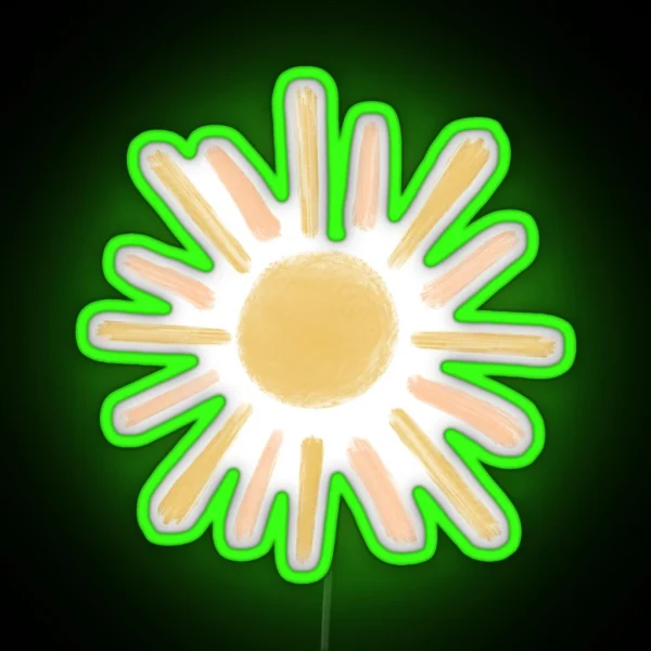 Boho Sun RGB Neon Sign