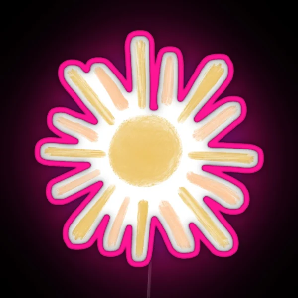 Boho Sun RGB Neon Sign
