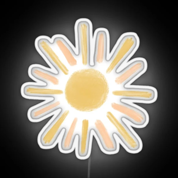 Boho Sun RGB Neon Sign