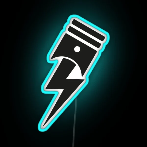 Bolt Piston RGB Neon Sign