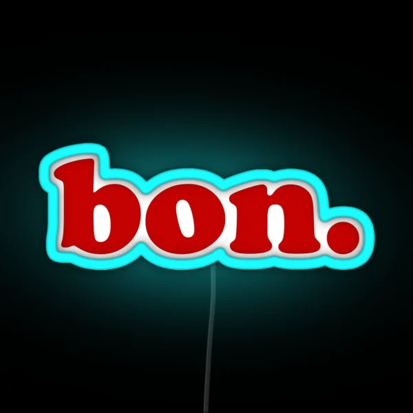 Bon French Words RGB Neon Sign