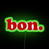 French Language Quote Neon Sign with Vibrant Colored Lettering Options