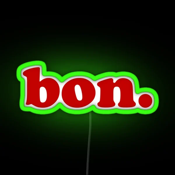 Bon French Words RGB Neon Sign
