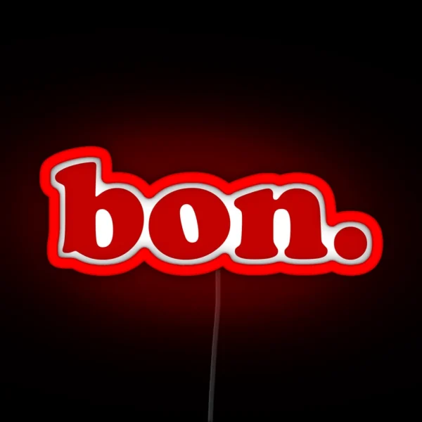 Bon French Words RGB Neon Sign