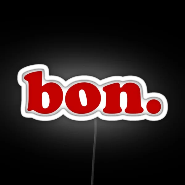 Bon French Words RGB Neon Sign