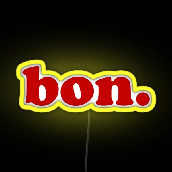 Bon French Words RGB Neon Sign