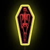 Vibrant Color Changing LED Sign with Bone Box Neon Design