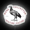 Unique Neon Sign Decor, Vintage Vulture Skull Artwork Home Accents