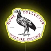 Add industrial-chic ambiance with vibrant Bone Collector Vulture Culture neon light.