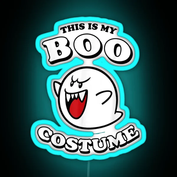 Boo Bees Couples Halloween Costume RGB Neon Sign