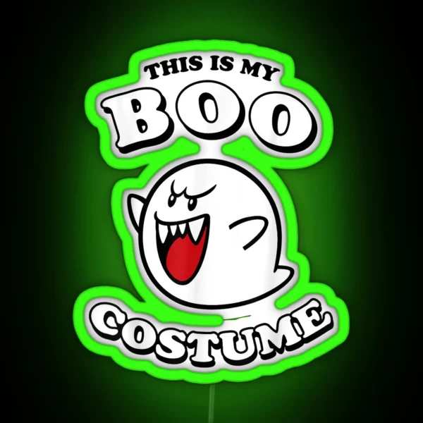 Boo Bees Couples Halloween Costume RGB Neon Sign