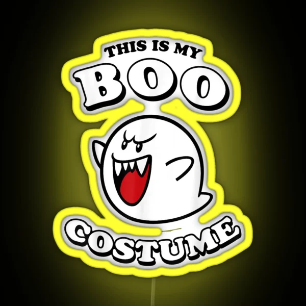 Boo Bees Couples Halloween Costume RGB Neon Sign