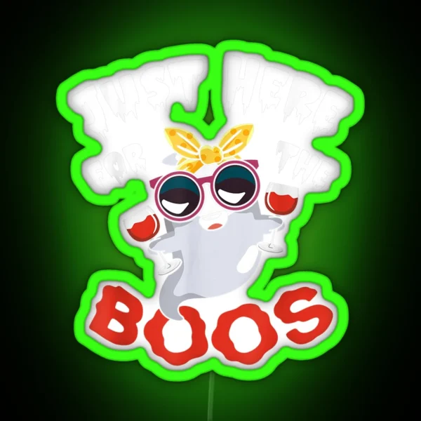 Boo Bees Couples Halloween Costume RGB Neon Sign