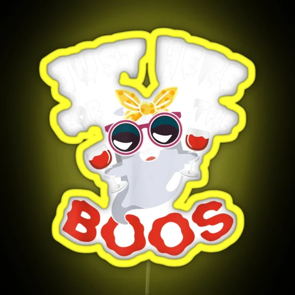 Boo Bees Couples Halloween Costume RGB Neon Sign