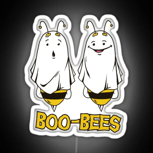 Boo Bees Design Gift Idea RGB Neon Sign