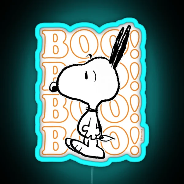 Boo Bees Nurse Couples Halloween RGB Neon Sign