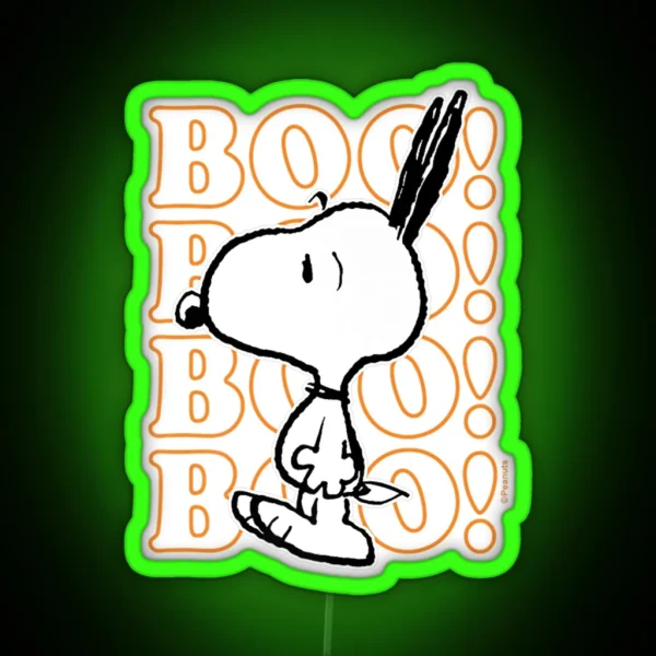 Boo Bees Nurse Couples Halloween RGB Neon Sign