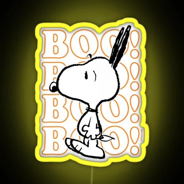 Boo Bees Nurse Couples Halloween RGB Neon Sign