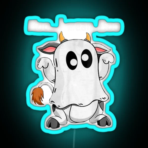 Boo Bees Nurse Couples Halloween RGB Neon Sign