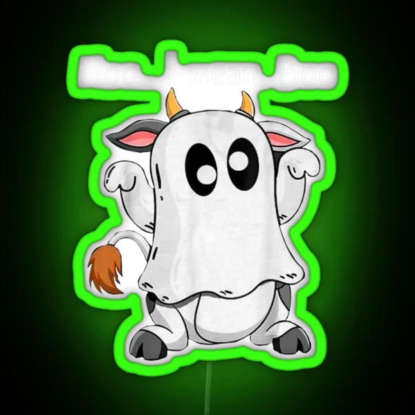 Boo Bees Nurse Couples Halloween RGB Neon Sign