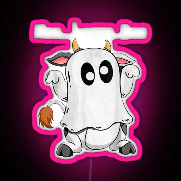 Boo Bees Nurse Couples Halloween RGB Neon Sign
