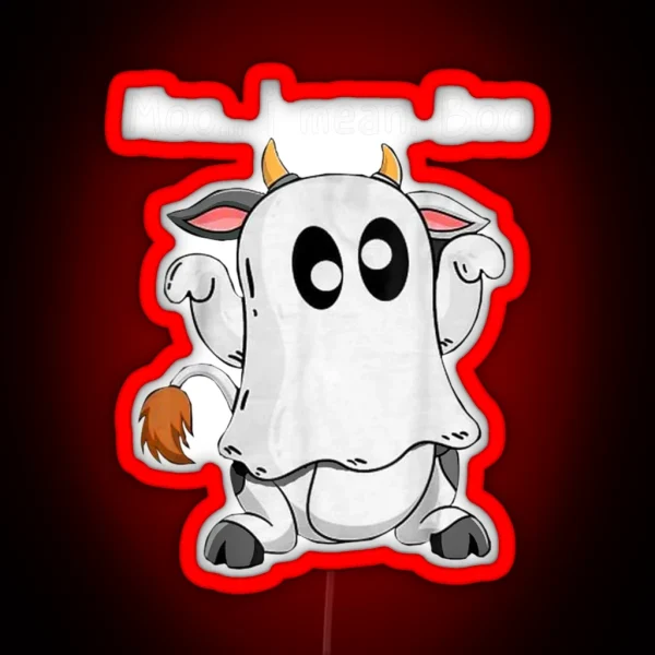 Boo Bees Nurse Couples Halloween RGB Neon Sign
