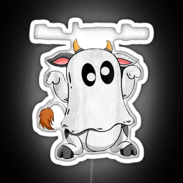 Boo Bees Nurse Couples Halloween RGB Neon Sign