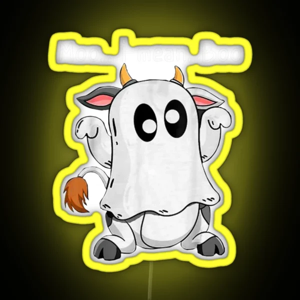 Boo Bees Nurse Couples Halloween RGB Neon Sign