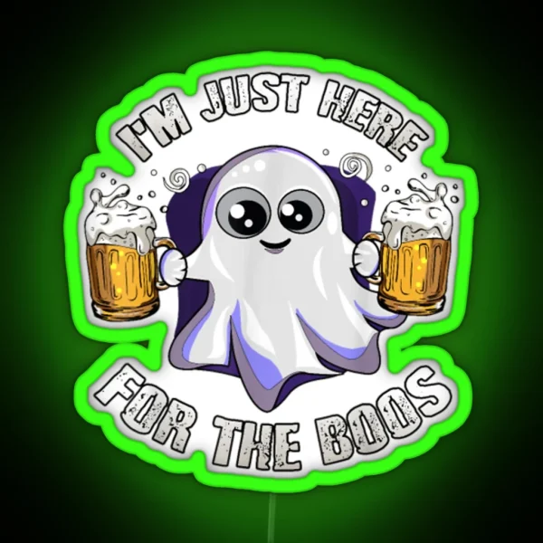Boo Bees Nurse Couples Halloween RGB Neon Sign