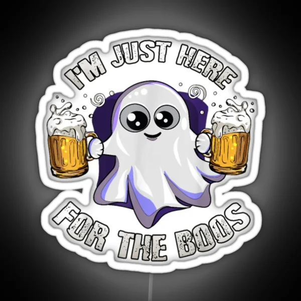 Boo Bees Nurse Couples Halloween RGB Neon Sign