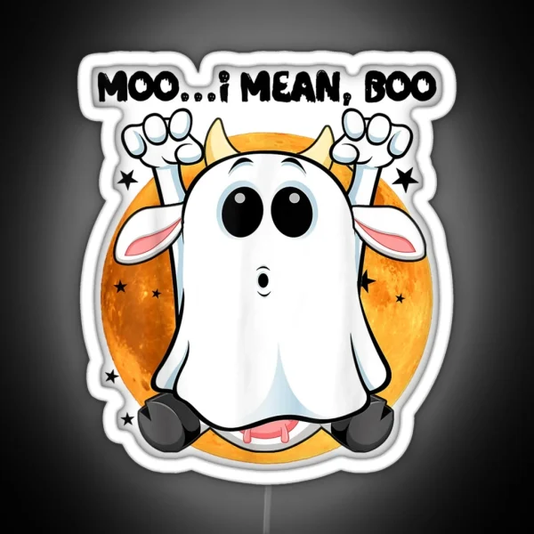 Boo Bees Nurse Couples Halloween RGB Neon Sign