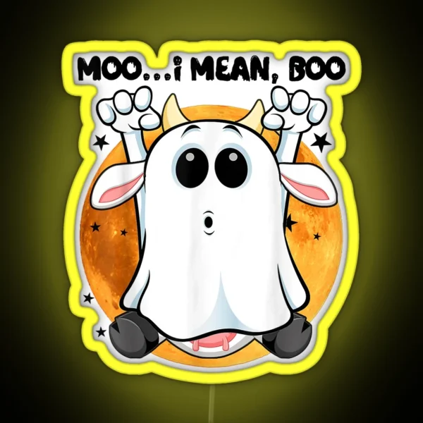 Boo Bees Nurse Couples Halloween RGB Neon Sign