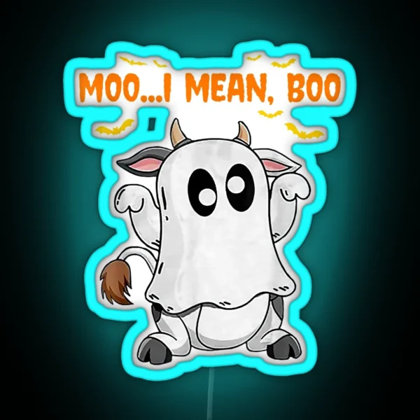 Boo Bees Nurse Couples Halloween RGB Neon Sign
