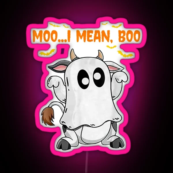 Boo Bees Nurse Couples Halloween RGB Neon Sign