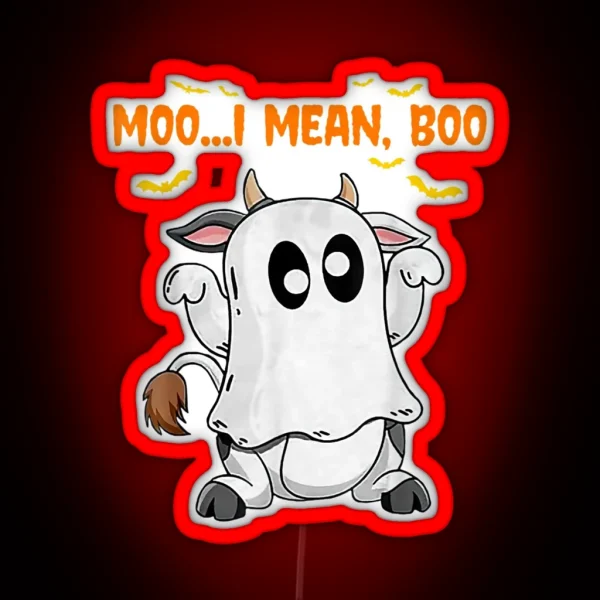 Boo Bees Nurse Couples Halloween RGB Neon Sign