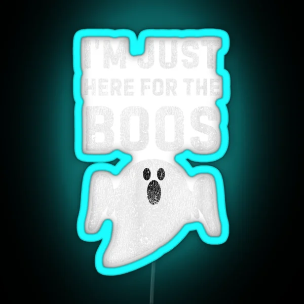 Boo Bees Nurse Couples Halloween RGB Neon Sign