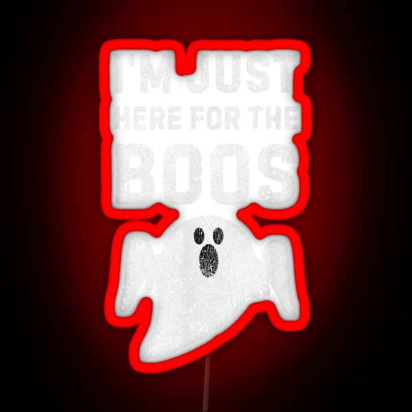 Boo Bees Nurse Couples Halloween RGB Neon Sign