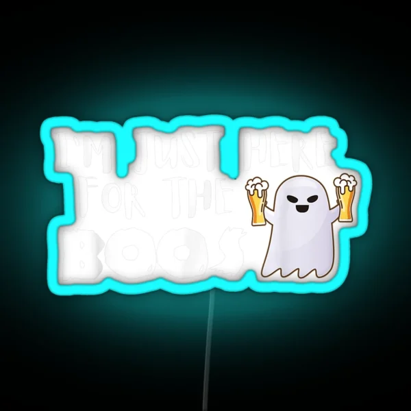 Boo Bees Nurse Couples Halloween RGB Neon Sign