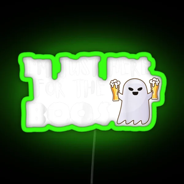 Boo Bees Nurse Couples Halloween RGB Neon Sign