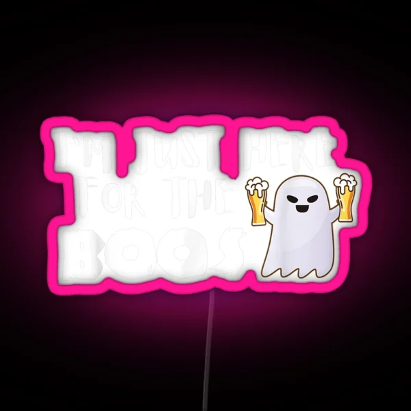 Boo Bees Nurse Couples Halloween RGB Neon Sign
