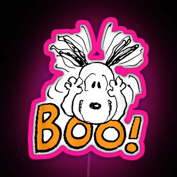 Boo Bees Nurse Couples Halloween RGB Neon Sign