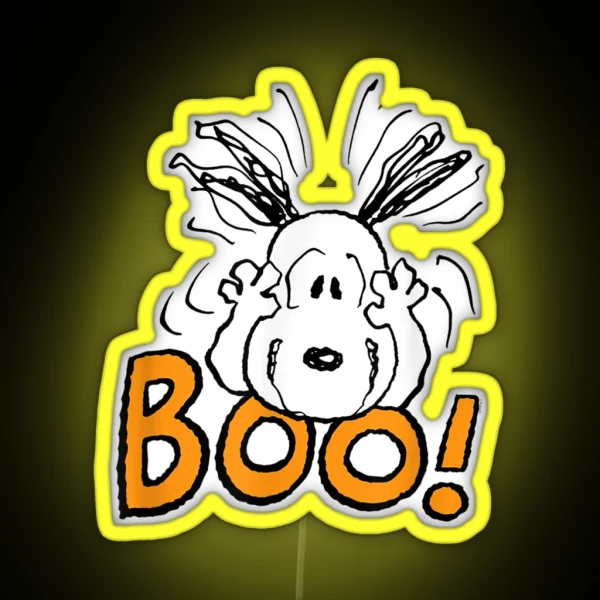 Boo Bees Nurse Couples Halloween RGB Neon Sign