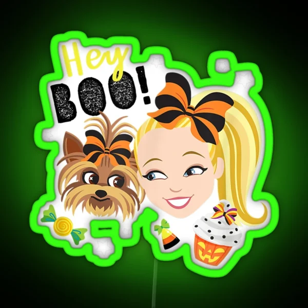 Boo Bees Nurse Couples Halloween RGB Neon Sign