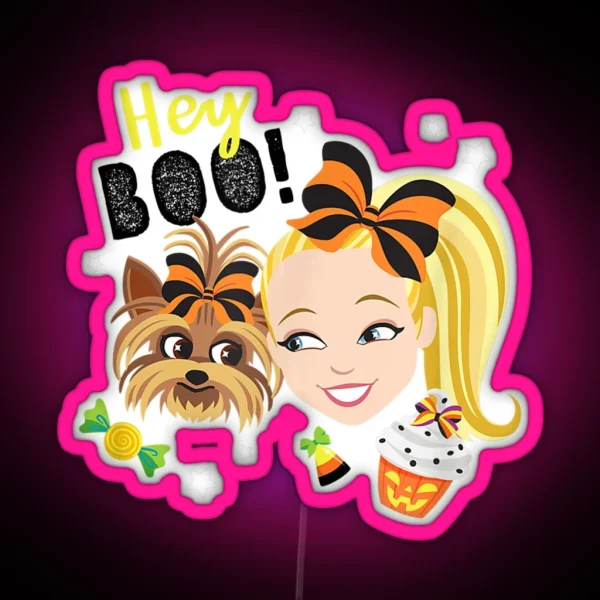 Boo Bees Nurse Couples Halloween RGB Neon Sign