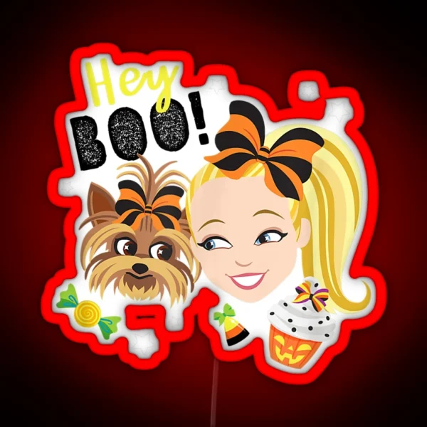 Boo Bees Nurse Couples Halloween RGB Neon Sign
